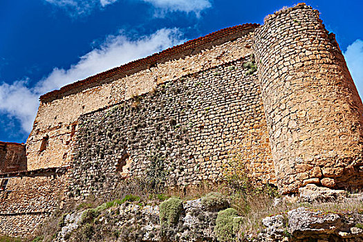 昆卡,西班牙,历史,砖石建筑,墙壁
