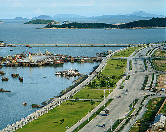 珠海沿江大道图片