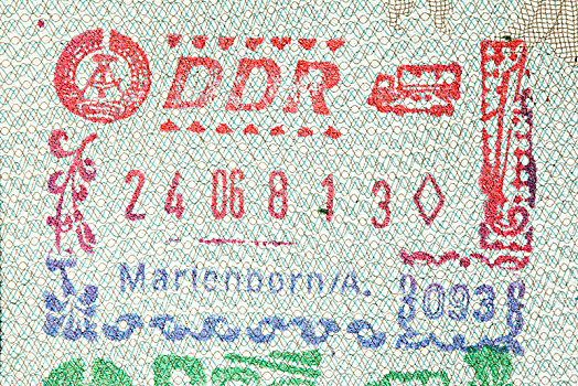 民主德国,老,德国,护照
