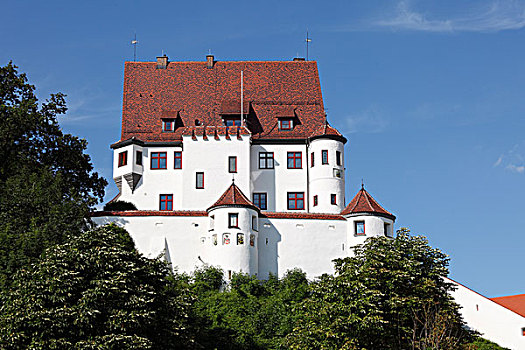 城堡,区域,斯瓦比亚,巴伐利亚,德国,欧洲