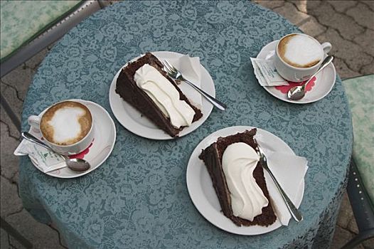 萨赫蛋糕,咖啡,疗养胜地,斯洛文尼亚