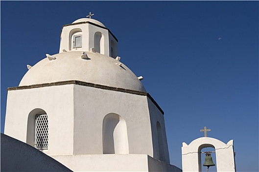 教堂,锡拉岛,圣托里尼岛,希腊