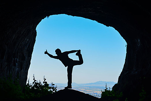 瑜伽姿势,治疗,洞穴