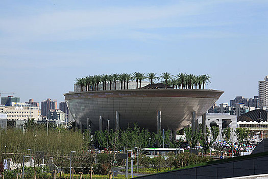 上海世博会场馆-沙特阿拉伯馆景观