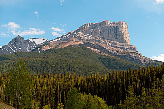 山峰,碧玉国家公园,艾伯塔省,加拿大