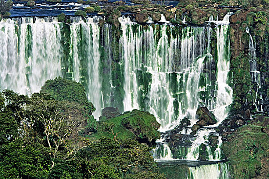 瀑布,伊瓜苏瀑布,伊瓜苏国家公园,巴西