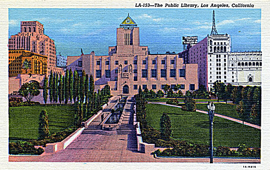 公共图书馆,洛杉矶,加利福尼亚,美国