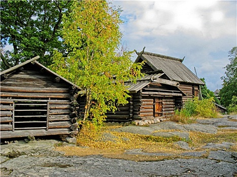 老,瑞典,生态,小屋