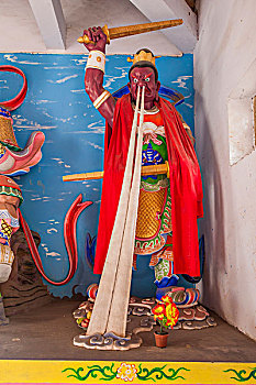 重庆江津隆兴寺,朱羊寺,院金刚群像