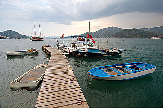码头,费特希耶,省,土耳其