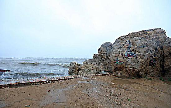 北戴河,海滩,鸽子窝