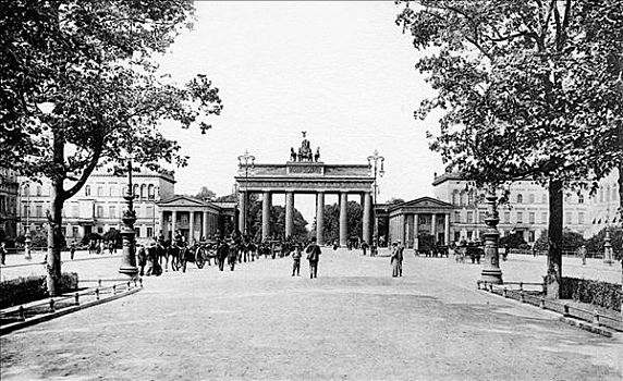 勃兰登堡门,历史,图像,柏林,德国