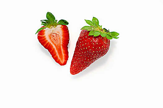 草莓,一半