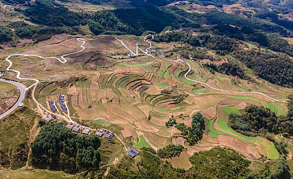 四川大凉山田园风光