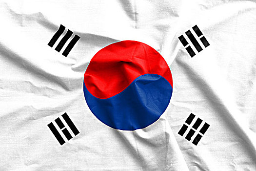 韩国,旗帜,纹理