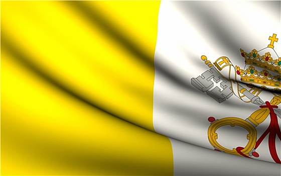 飞,旗帜,梵蒂冈城