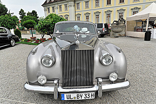 银,云,老爷车,复古,经典,巴洛克,路德维希堡,巴登符腾堡,德国,欧洲