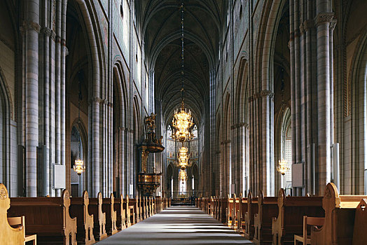 室内,乌普萨拉,大教堂,瑞典