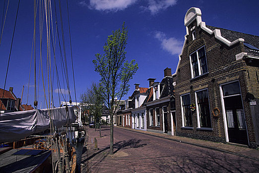 荷兰,弗里斯兰省,街景