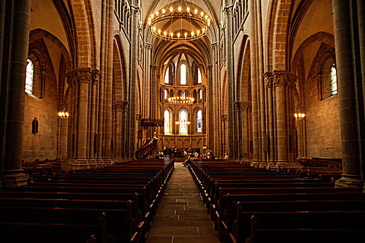 室内,大教堂,日内瓦,瑞士,欧洲