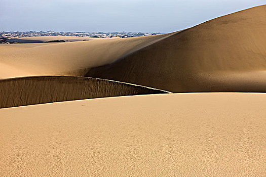 沙丘,靠近,湾,沙漠,纳米比亚