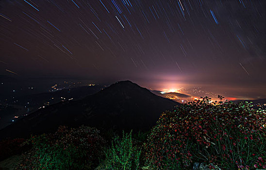 瞿塘峡夜色