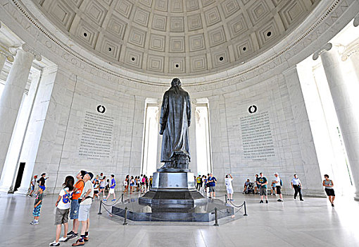 游客,出游,杰斐逊,纪念,华盛顿特区,美国