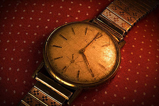 旧式,黄金,手表