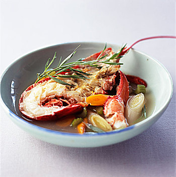 龙虾,砂锅炖菜