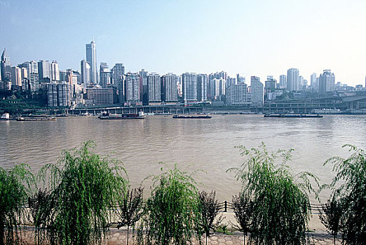 重庆市渝中区建筑与江北北滨路