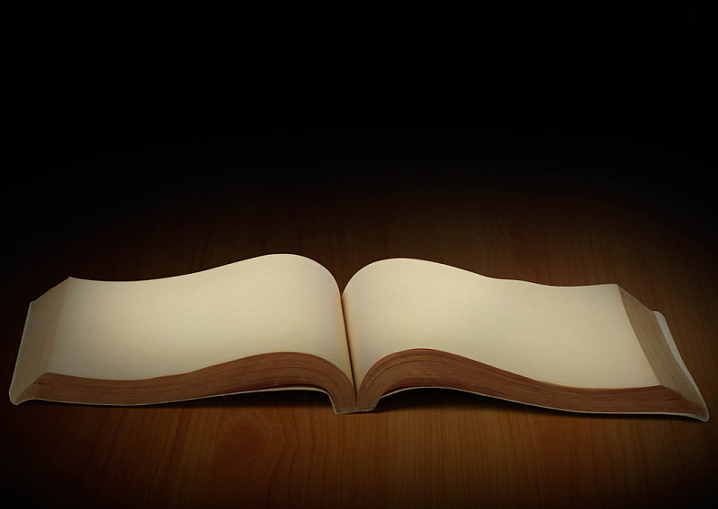 翻书_翻开_书本_留白_页面_图片素材