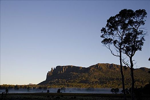 攀升,风景,新,小屋,奥弗兰