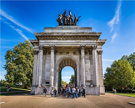 拱形,宪法,绿色公园,凯旋门,伦敦,英国