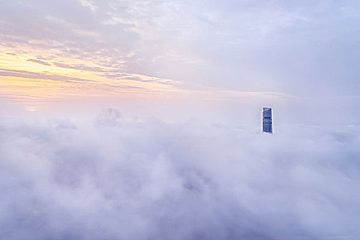 上海城市大雾