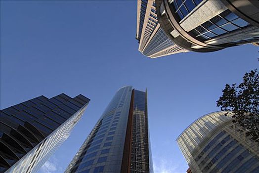 摩天大楼,正面,蓝天,悉尼,新南威尔士,澳大利亚