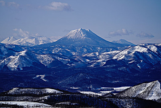 山,北海道,日本