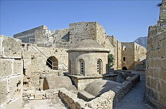 城堡,要塞,凯里尼亚,北方,塞浦路斯,欧洲