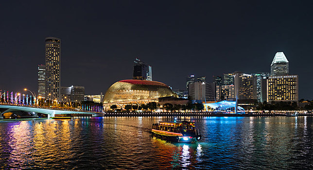 新加坡城市夜景