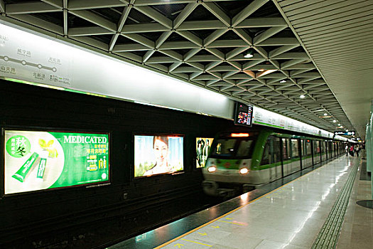 南京路,车站,上海,中国