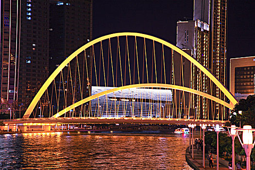 大沽桥夜景