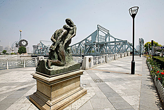 天津,解放桥,雕塑