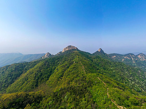 航拍蒙山国家森林公园