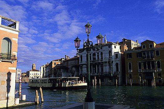 意大利,威尼斯,大运河,船,公共交通