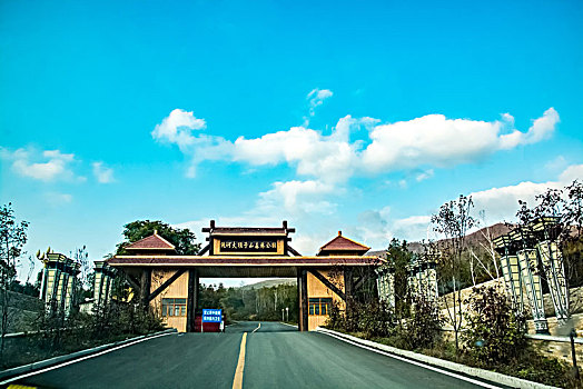 黑龙江省饶河大顶子山建筑景观