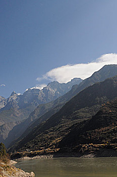 峡谷虎跳峡