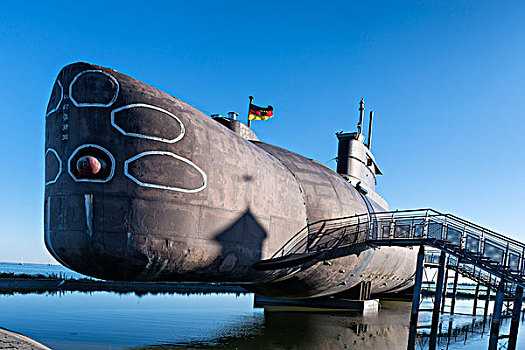 费马恩岛,石荷州,德国,博物馆,潜水艇,岛屿