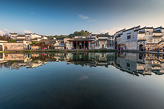 黄山市黟县宏村月沼风光