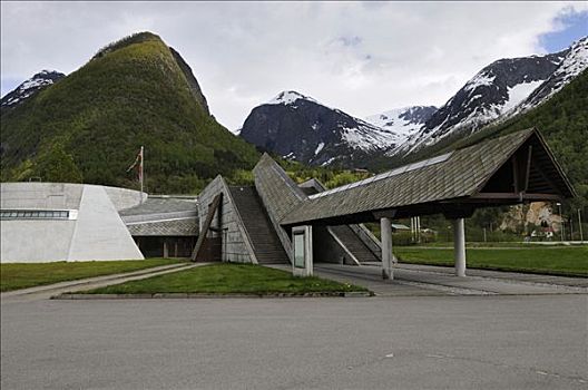 松恩峡湾,冰河,博物馆,挪威,斯堪的纳维亚,欧洲