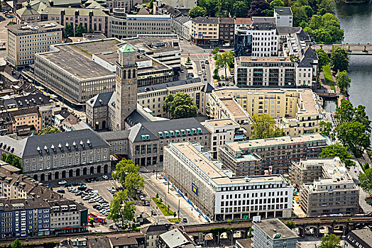 中心,市政厅,鲁尔区,北莱茵威斯特伐利亚,德国