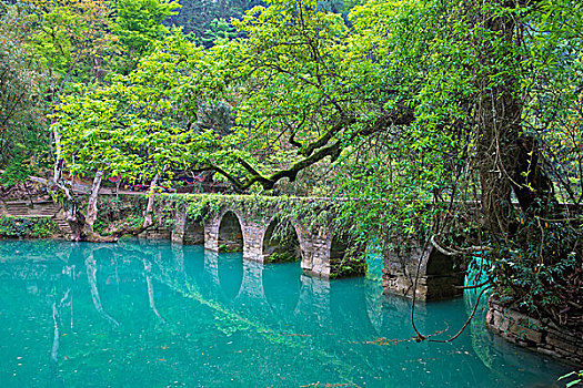 贵州荔波小七孔景区